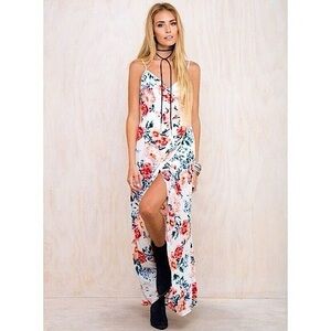 🌷 MINKPINK Little Blooms Wrap Dress in Multi. Size XS. Great Condition